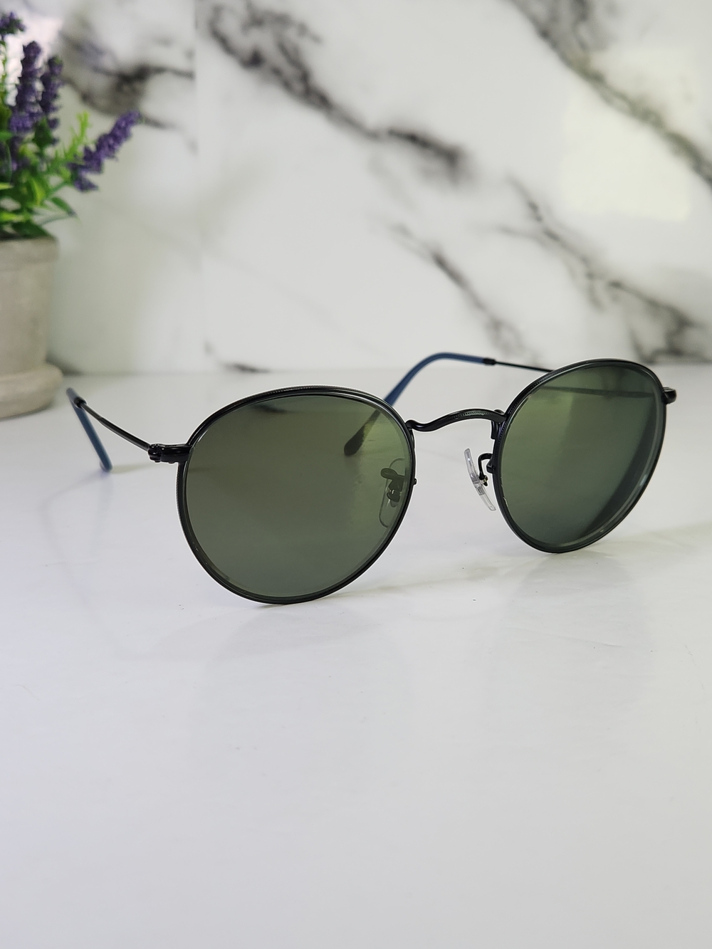 Rayban Eyeglass. FRAME ONLY For Prescription Lenses. Round Metal RB 3447 50mm
